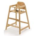 Stager UK, Stackable Baby High Chair, Restaurant Commercial Highchair, Durable Dining Feeding Chair with Steps, High Chairs for Babies and Toddlers, Restaurant Wood High Chair, (ser. 03)