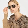 J. Crew Accessories | J Crew Aviator Sunglasses Black Gold Nwt | Color: Black/Gold | Size: Os