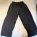 Zara Pants & Jumpsuits | Black And White Striped Zara Pants, Size Medium, Great For Casual Work Pant | Color: Black | Size: M