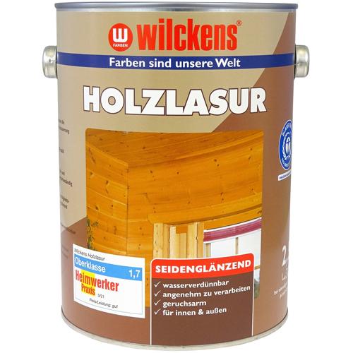 „WILCKENS FARBEN Holzschutzlasur „“Holzlasur LF““ Farben Gr. 2,5 l 2500 ml, silberfarben (silbergrau) Holzlasuren“