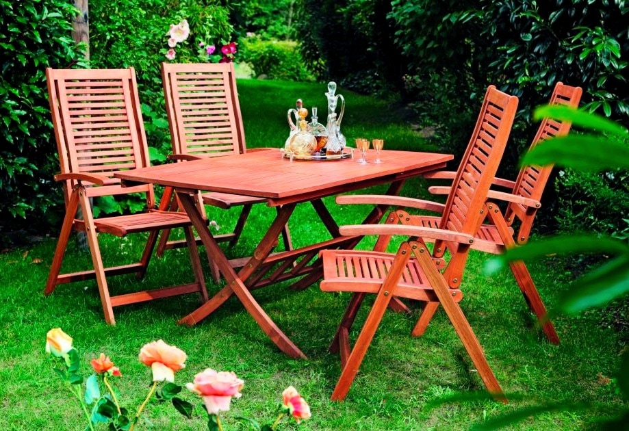 Garten-Essgruppe MERXX "Cordoba", braun (braun,), Sitzmöbel-Sets Image