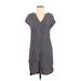 Madewell Casual Dress - Shift: Gray Dresses - Women's Size 2X-Small