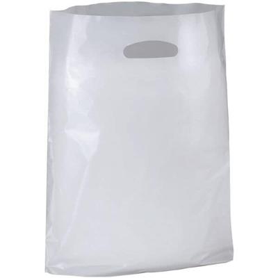 VP 500er-Pack Tragetaschen weiß 38 x 45 cm weiß, 38x45 cm