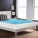 Onetan 1" Convoluted Gel Infused Memory Foam Mattress Topper with Egg Shell Design | Breathable, Soft, and Comfortable Toppers