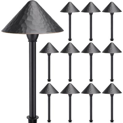 4/12 Pack LED Low Voltage Pathway Light Outdoor Walkway Landscape Lighting, 3000K Warm White