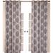 India's Heritage Burlap Print Grommet - Single Curtain Panel