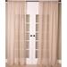 India's Heritage Pure Linen Solid Sheer Curtain - Single Curtain Panel