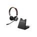 Jabra Evolve 65 SE Supra-aural Headset - UC Stereo with Charging Stand