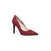 Women's Scallop Pump by French Connection in Burgundy Suede (Size 8 1/2 M)