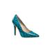 Women's Sierra Pump by French Connection in Green Snake (Size 8 1/2 M)