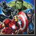 Disney Avengers Luncheon Party Napkin in Green/Red | 60 W x 80 D in | Wayfair 30380920-0302022-JKKS