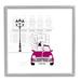 Stupell Industries Fashion Brand Shopping Town Giclee Art By Alison Petrie Canvas in Black/Pink/White | 12 H x 12 W x 1.5 D in | Wayfair