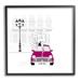 Stupell Industries Fashion Brand Shopping Town Giclee Art By Alison Petrie Canvas in Black/Pink/White | 12 H x 12 W x 1.5 D in | Wayfair