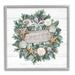 The Holiday Aisle® Sea Life Holiday Peace Wreath by Elizabeth Tyndall - Graphic Art on Wood in Brown/Gray/Green | 24 H x 24 W x 1.5 D in | Wayfair