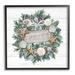 The Holiday Aisle® Sea Life Holiday Peace Wreath by Elizabeth Tyndall - Graphic Art on Wood in Brown/Gray/Green | 17 H x 17 W x 1.5 D in | Wayfair