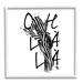 Stupell Industries Modern Glam Ooh La La Giclee Art By Alison Petrie Wood in Black/Brown/White | 24 H x 24 W x 1.5 D in | Wayfair ar-412_wfr_24x24