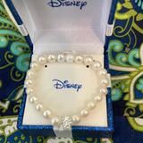 Disney Accessories | Baby Cultured Fresh Water Pearl Bracelet | Color: White | Size: Osbb