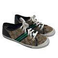 Coach Shoes | Coach Folly Signature Signature Sneakers Size 8b | Color: Brown/Green | Size: 8b