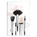 Stupell Industries Makeup Brushes Glam Tools Wall Plaque Art By Alison Petrie in Black/Gray/Pink | 15 H x 10 W x 0.5 D in | Wayfair ar-428_wd_10x15