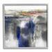 Stupell Industries Contemporary Blue Abstract Giclee Art By K. Nari Canvas in Blue/Gray/White | 17 H x 17 W x 1.5 D in | Wayfair ar-327_gff_17x17