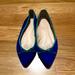 J. Crew Shoes | J.Crew Pointed Suede Ballet Flats | Color: Green/Purple | Size: 7