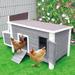 Tucker Murphy Pet™ Cerine 10.65 sq ft Chicken Coop w/ Nesting Box in Brown | 28 H x 53 W x 25 D in | Wayfair 4A2CFDA6A497473BA16CAF9D261AB615