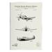 Stupell Industries US Patent Airplane Diagram Wall Plaque Art By Karl Hronek | 15 H x 10 W x 0.5 D in | Wayfair ar-872_wd_10x15