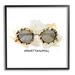Stupell Industries Party Animal Glam Sunglasses Giclee Art By Alison Petrie Wood in Brown/Gray | 24 H x 24 W x 1.5 D in | Wayfair ar-392_fr_24x24