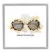 Stupell Industries Party Animal Glam Sunglasses Giclee Art By Alison Petrie Wood in Brown/Gray | 24 H x 24 W x 1.5 D in | Wayfair ar-392_gff_24x24