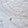 Brandy Melville Jewelry | Brandy Melville Gold Circles Choker Necklace | Color: Gold | Size: Os