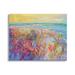 Stupell Industries Modern Seaside Flower Meadow Canvas Wall Art By Dorothy Fagan Metal in Blue/Green/Indigo | 30 H x 40 W x 1.5 D in | Wayfair