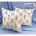 SR-HOME Natural Linen Cotton Decorative Wild Flower Pattern Throw Square Pillow-Case Handmade Cushion Covers Linen | 20 H x 20 W in | Wayfair