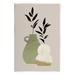 Stupell Industries Modern Plant Vase Leaves Wall Plaque Art By Jacob in Green | 15 H x 10 W x 0.5 D in | Wayfair ar-127_wd_10x15