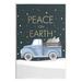 Stupell Industries Peace On Earth Snowy Truck Wall Plaque Art By Louise Allen Designs in Black/Blue | 19 H x 13 W x 0.5 D in | Wayfair
