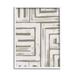 Stupell Industries Contemporary Lines Pattern Composition Giclee Art By June Erica Vess Canvas in Brown/White | 20 H x 16 W x 1.5 D in | Wayfair