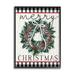 The Holiday Aisle® Merry Christmas Tartan Wreath by Elizabeth Tyndall - Graphic Art on Wood in Brown/Green | 20 H x 16 W x 1.5 D in | Wayfair