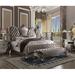 Rosdorf Park Buity California King Tufted Standard Bed Upholstered/Velvet in Gray | 72 H x 76 W x 95 D in | Wayfair