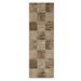 Brown/Yellow 96 x 32.4 x 0.31 in Area Rug - Orren Ellis Eyres Patchwork Modern Eclectic Color Block Indoor Area Rug | Wayfair