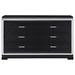 Everly Quinn Merins Dresser Wood in Black | 37.75 H x 62.5 W x 18.5 D in | Wayfair 9559FE6F4A914D91A64FBD8C9344D06F