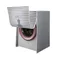 Juste de protection pour machine à laver à la maison avec motif de dessin animé fermeture éclair