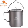 TOAKS Titane Pot Avec Bail Poignée Ultralégère Pour Camping En Plein Air confrontCookware 750ml