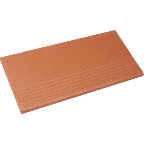 Treppenfliese Spaltplatte 24 x 11,5 cm rot-natur Spaltplatten