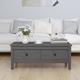 Design In - Table basse,Table de Salon Gris 100x50x40 cm Bois massif de pin vidaXL