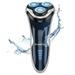 Electric Razor for Men SweetLF [New] IPX7 Waterproof Electric Shaver for Men (Plus 3 Blades) with pop-up Beard Trimmer Blue