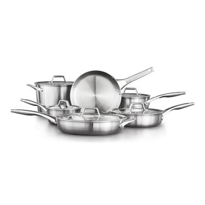 Calphalon® Premier™ Stainless Steel Cookware Set, 11-Piece Set