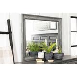Mumei Home Studio Calazi Mirror, Wood | 38 H x 50 W x 1.75 D in | Wayfair HMCT-22GY4034MR