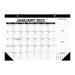 huaai calendar from january 2023 to 2024 ju ne english desk calendar portable calendar is the gift for students black