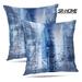 SR-HOME Set Of 2 Accent Soft Square Pillow Covers Super Soft Modern Pillowcase w/ Hidden Zipper For Sofa Living Room Bedroom | Wayfair