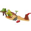 Disney Pixar Cars On The Road Dinosaur Playground Playset with Lightning McQueen Toy Car