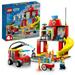 LEGO City Fire Station and Fire Engine 60375 Pretend Play Fire Station with Firefighter Minifigures Educational Vehicle Toys for Kids Boys Girls Age 4+